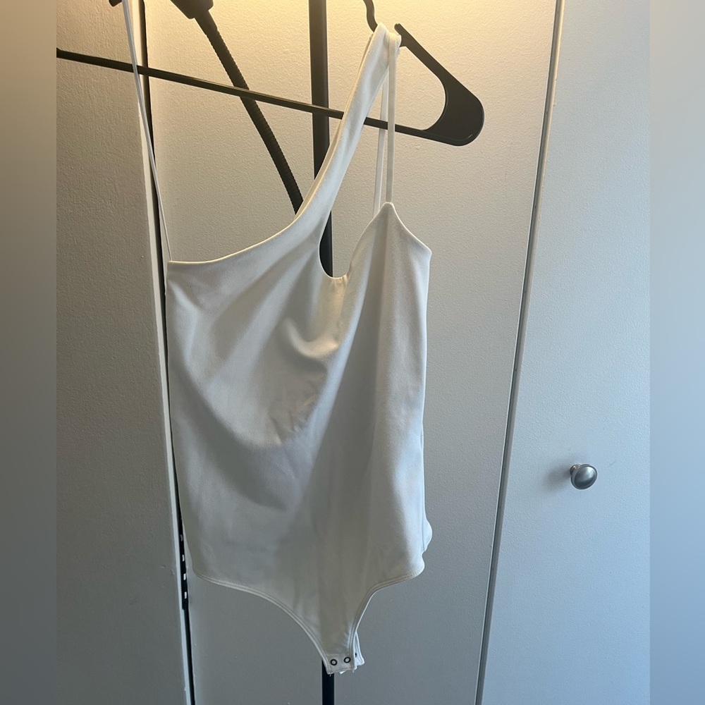 Abercrombie White bodysuit top size small